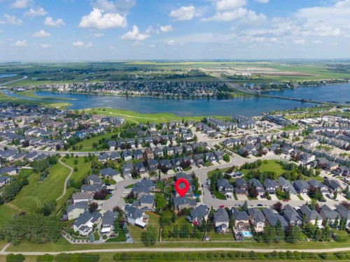 331 Parkmere Green, Chestermere, AB - Outdoor With Body Of Water With View