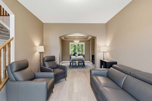 331 Parkmere Green, Chestermere, AB - Indoor Photo Showing Living Room