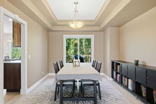 331 Parkmere Green, Chestermere, AB - Indoor Photo Showing Dining Room