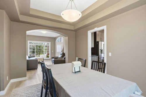 331 Parkmere Green, Chestermere, AB - Indoor Photo Showing Dining Room
