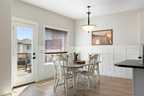 590 Coopers Drive Sw, Airdrie, AB - Indoor Photo Showing Dining Room