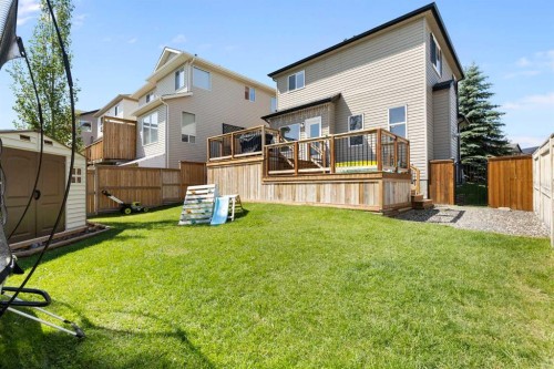 590 Coopers Drive Sw, Airdrie, AB - Outdoor With Deck Patio Veranda With Exterior