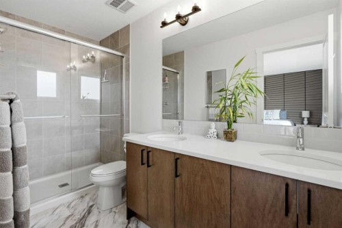 52 Emberside Grove, Cochrane, AB - Indoor Photo Showing Bathroom