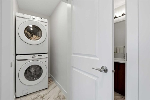 52 Emberside Grove, Cochrane, AB - Indoor Photo Showing Laundry Room