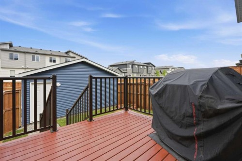 52 Emberside Grove, Cochrane, AB - Outdoor With Deck Patio Veranda With Exterior