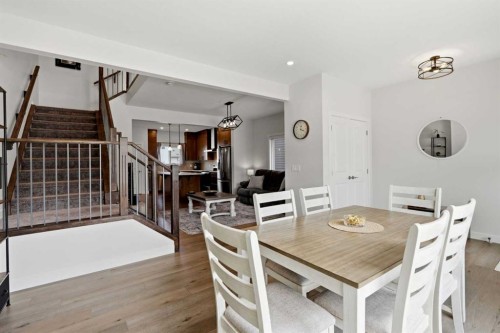 52 Emberside Grove, Cochrane, AB - Indoor Photo Showing Dining Room