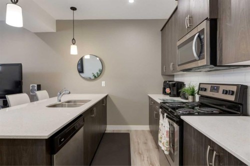 428 21 Avenue Ne, Calgary, AB - Indoor Photo Showing Kitchen With Double Sink