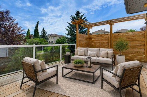 359 Hidden Ranch Place Nw, Calgary, AB - Outdoor With Deck Patio Veranda With Exterior
