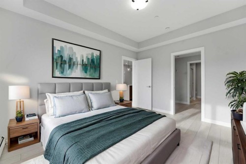 2301-60 Skyview Ranch Road Ne, Calgary, AB - Indoor Photo Showing Bedroom
