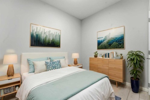 2301-60 Skyview Ranch Road Ne, Calgary, AB - Indoor Photo Showing Bedroom