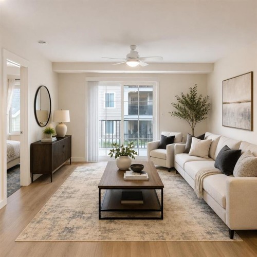 5206-755 Copperpond Boulevard Se, Calgary, AB - Indoor Photo Showing Living Room