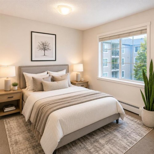 5206-755 Copperpond Boulevard Se, Calgary, AB - Indoor Photo Showing Bedroom