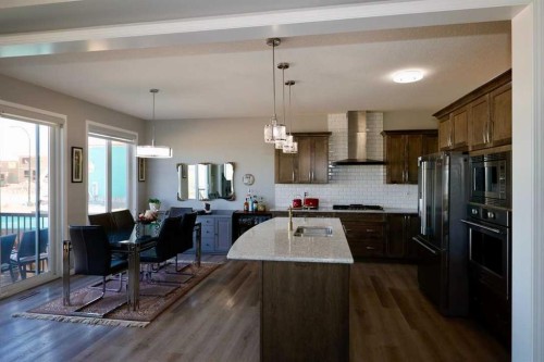 163 Cityside Park Ne, Calgary, AB - Indoor Photo Showing Kitchen With Double Sink With Upgraded Kitchen