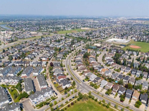 3032 New Brighton Gardens Se, Calgary, AB - Outdoor With View