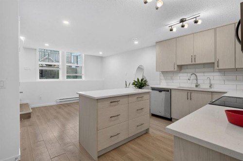 461 Cranbrook Square Se, Calgary, AB - Indoor Photo Showing Kitchen With Upgraded Kitchen