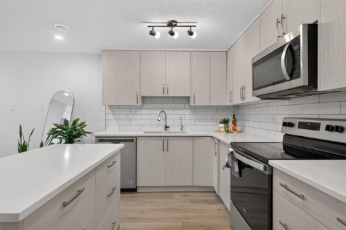 461 Cranbrook Square Se, Calgary, AB - Indoor Photo Showing Kitchen
