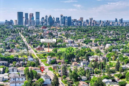3222 1 Street Ne, Calgary, AB - Outdoor With View