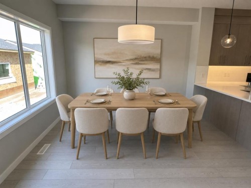 284 Huxbury View Ne, Calgary, AB - Indoor Photo Showing Dining Room