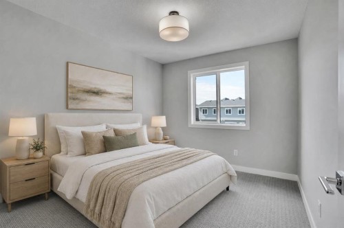 284 Huxbury View Ne, Calgary, AB - Indoor Photo Showing Bedroom