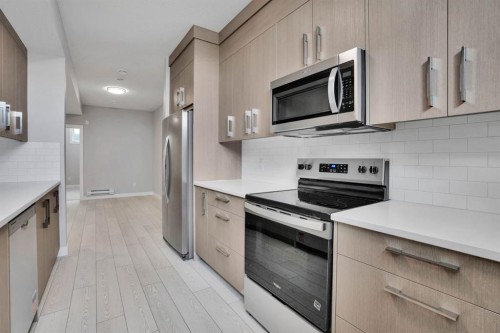 284 Huxbury View Ne, Calgary, AB - Indoor Photo Showing Kitchen With Stainless Steel Kitchen With Upgraded Kitchen