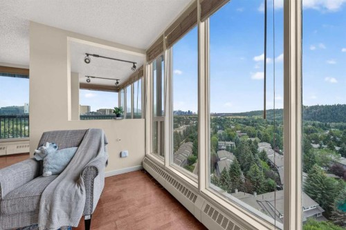 1607-145 Point Drive Nw, Calgary, AB - Indoor Photo Showing Bedroom
