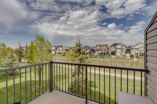 212 Bayside Point Sw, Airdrie, AB - Outdoor With Balcony With View