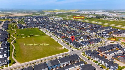 161 Red Sky Way Ne, Calgary, AB - Outdoor With View