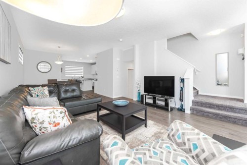 161 Red Sky Way Ne, Calgary, AB - Indoor Photo Showing Living Room