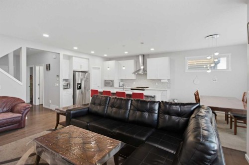 168 Savanna Lane Ne, Calgary, AB - Indoor Photo Showing Living Room