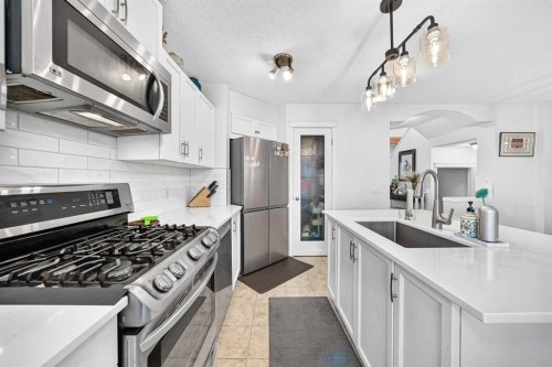 286 Prestwick Circle Se, Calgary, AB - Indoor Photo Showing Kitchen With Upgraded Kitchen