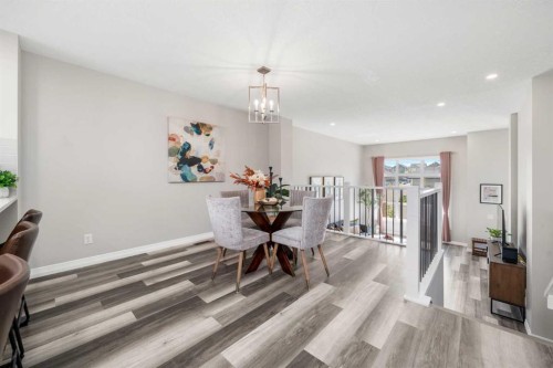 374 Magnolia Square Se, Calgary, AB - Indoor Photo Showing Dining Room