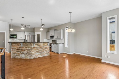 48 Rockywood Circle Nw, Calgary, AB - Indoor Photo Showing Kitchen With Upgraded Kitchen