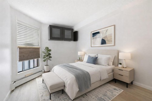 408-1900 25A Street Sw, Calgary, AB - Indoor Photo Showing Bedroom