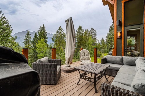 215 Benchlands Terrace, Canmore, AB - Outdoor With Deck Patio Veranda