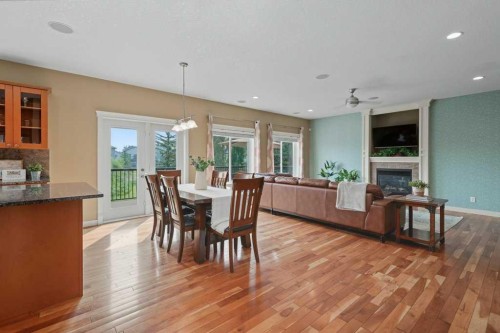 35 Hillcrest Boulevard, Strathmore, AB - Indoor With Fireplace