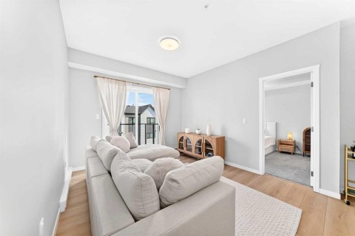 6301-20295 Seton Way Se, Calgary, AB - Indoor Photo Showing Living Room