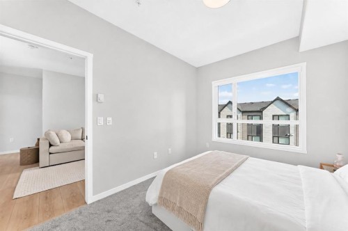 6301-20295 Seton Way Se, Calgary, AB - Indoor Photo Showing Bedroom