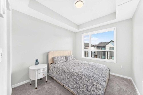 6301-20295 Seton Way Se, Calgary, AB - Indoor Photo Showing Bedroom