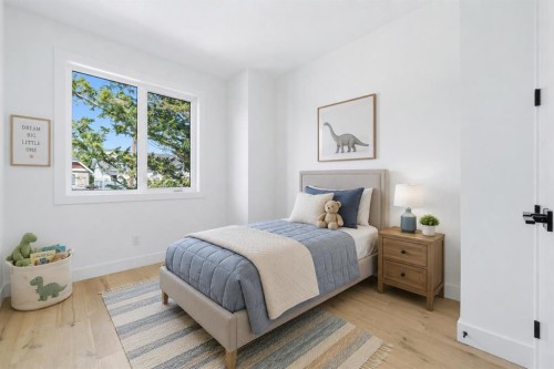 2412 1 Avenue Nw, Calgary, AB - Indoor Photo Showing Bedroom