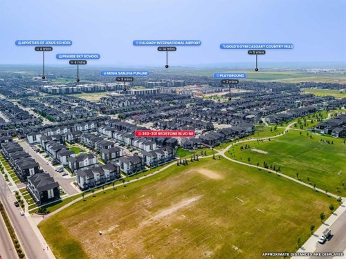363-301 Redstone Boulevard Ne, Calgary, AB - Outdoor With View