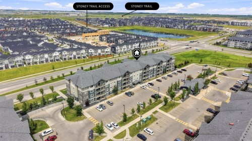 3407-181 Skyview Ranch Manor Ne, Calgary, AB - Outdoor With View