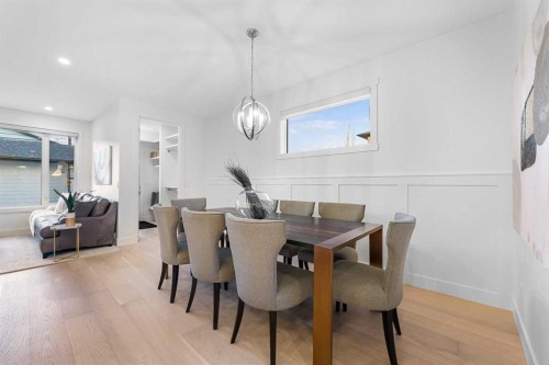 1417 41 Street Sw, Calgary, AB - Indoor Photo Showing Dining Room