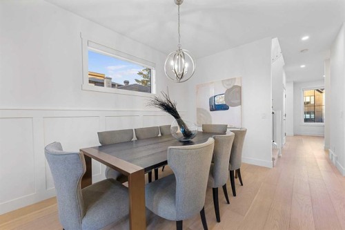 1417 41 Street Sw, Calgary, AB - Indoor Photo Showing Dining Room