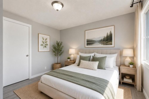 36 Falton Court Ne, Calgary, AB - Indoor Photo Showing Bedroom
