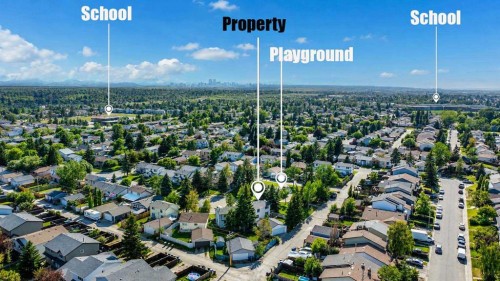36 Falton Court Ne, Calgary, AB - Outdoor With View