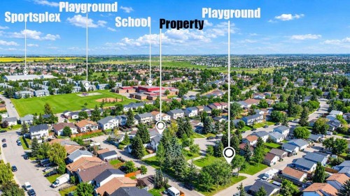 36 Falton Court Ne, Calgary, AB - Outdoor With View