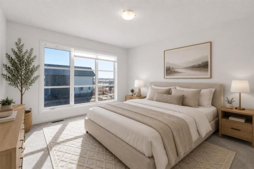 733 South Point Gate Sw, Airdrie, AB - Indoor Photo Showing Bedroom