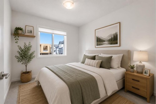 733 South Point Gate Sw, Airdrie, AB - Indoor Photo Showing Bedroom