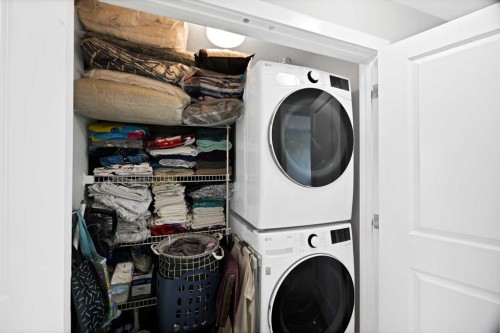 107 Jumping Pound Common, Cochrane, AB - Indoor Photo Showing Laundry Room