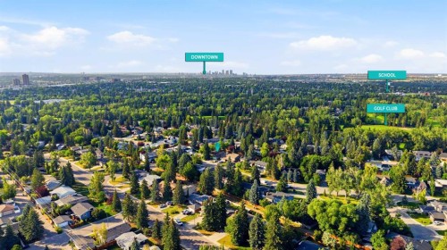 604 Willoughby Crescent Se, Calgary, AB - Outdoor With View